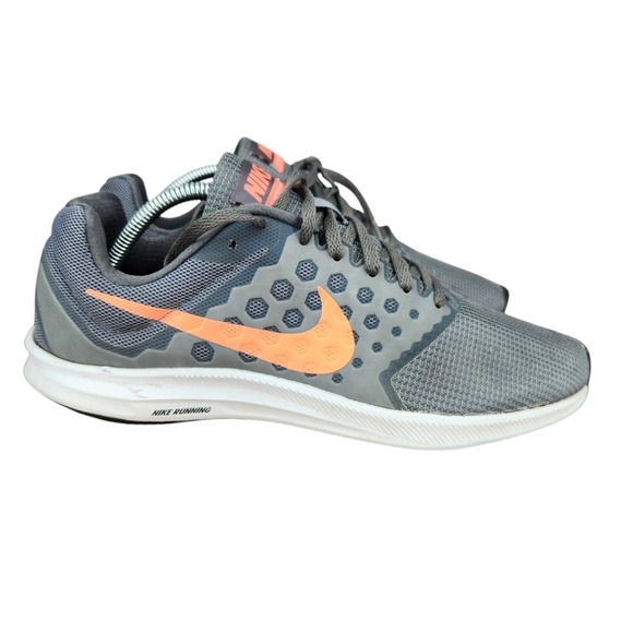 Nike Downshifter 7 Running Shoes Womens 12 Gray Lava Sneakers Trainers 852466001 - Picture 1 of 12